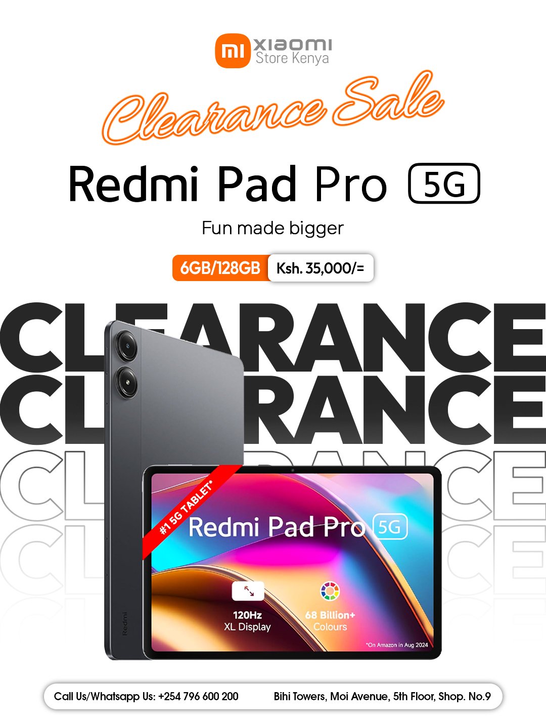Redmi Pad Pro Mob Slide