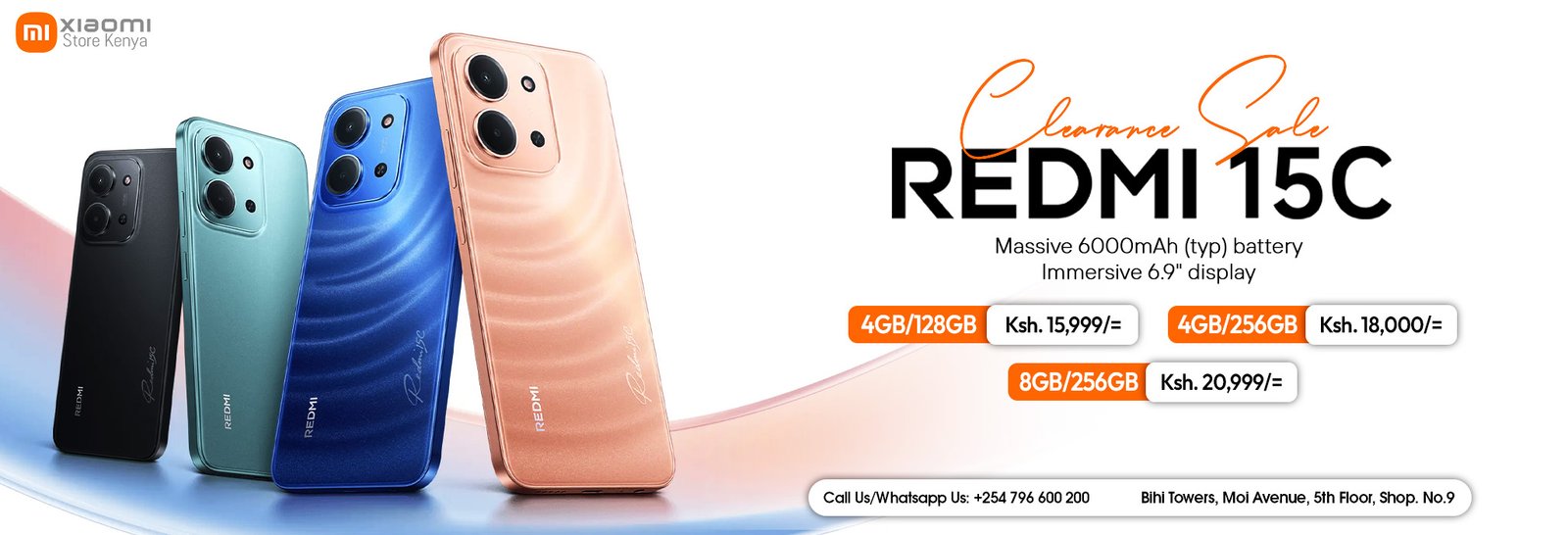 Redmi 15C Desk SLide