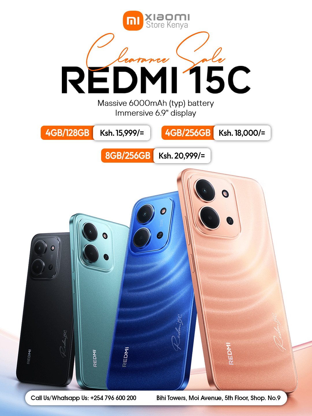 Redmi 15C Mob Slide